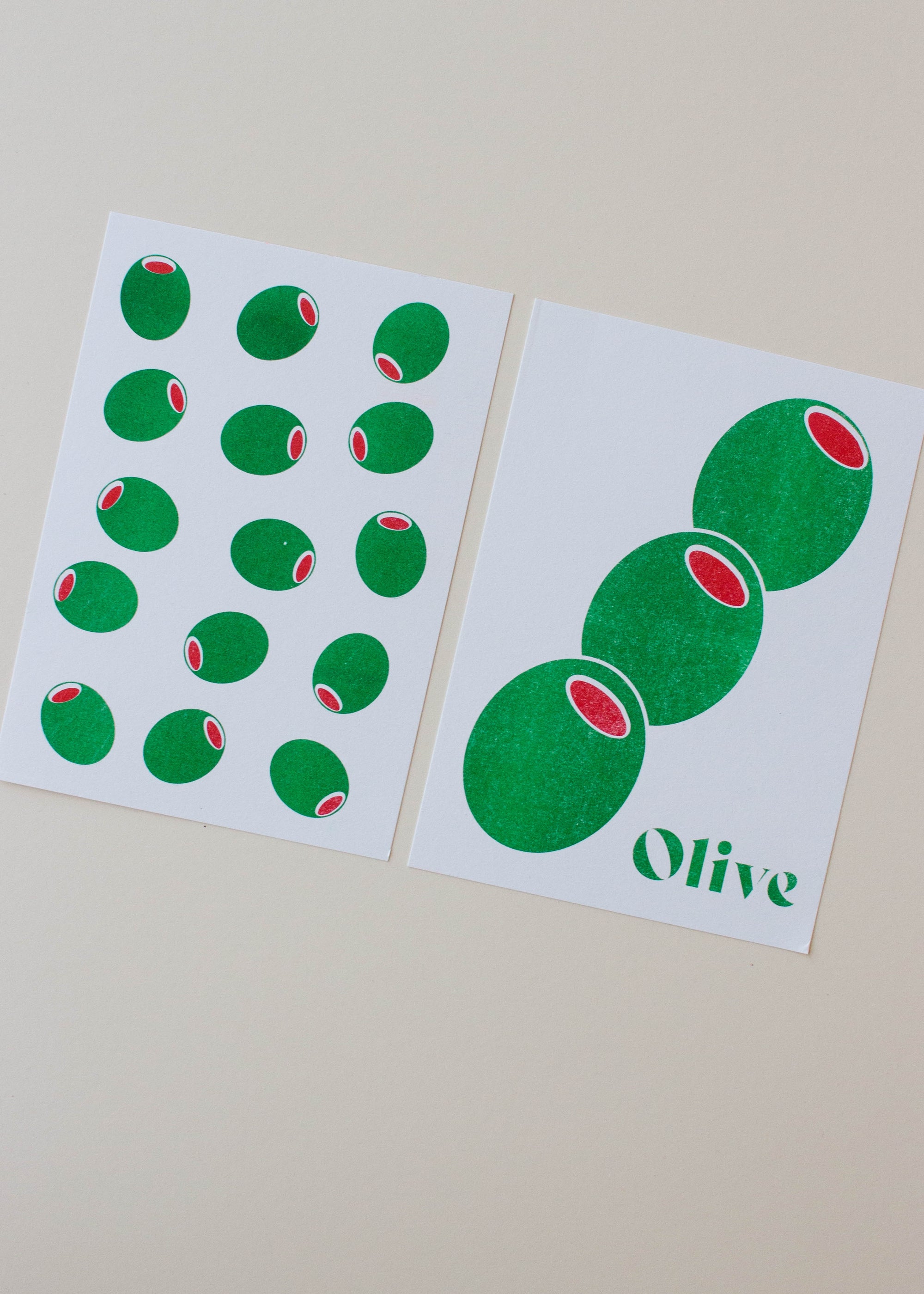 Olive Print Set