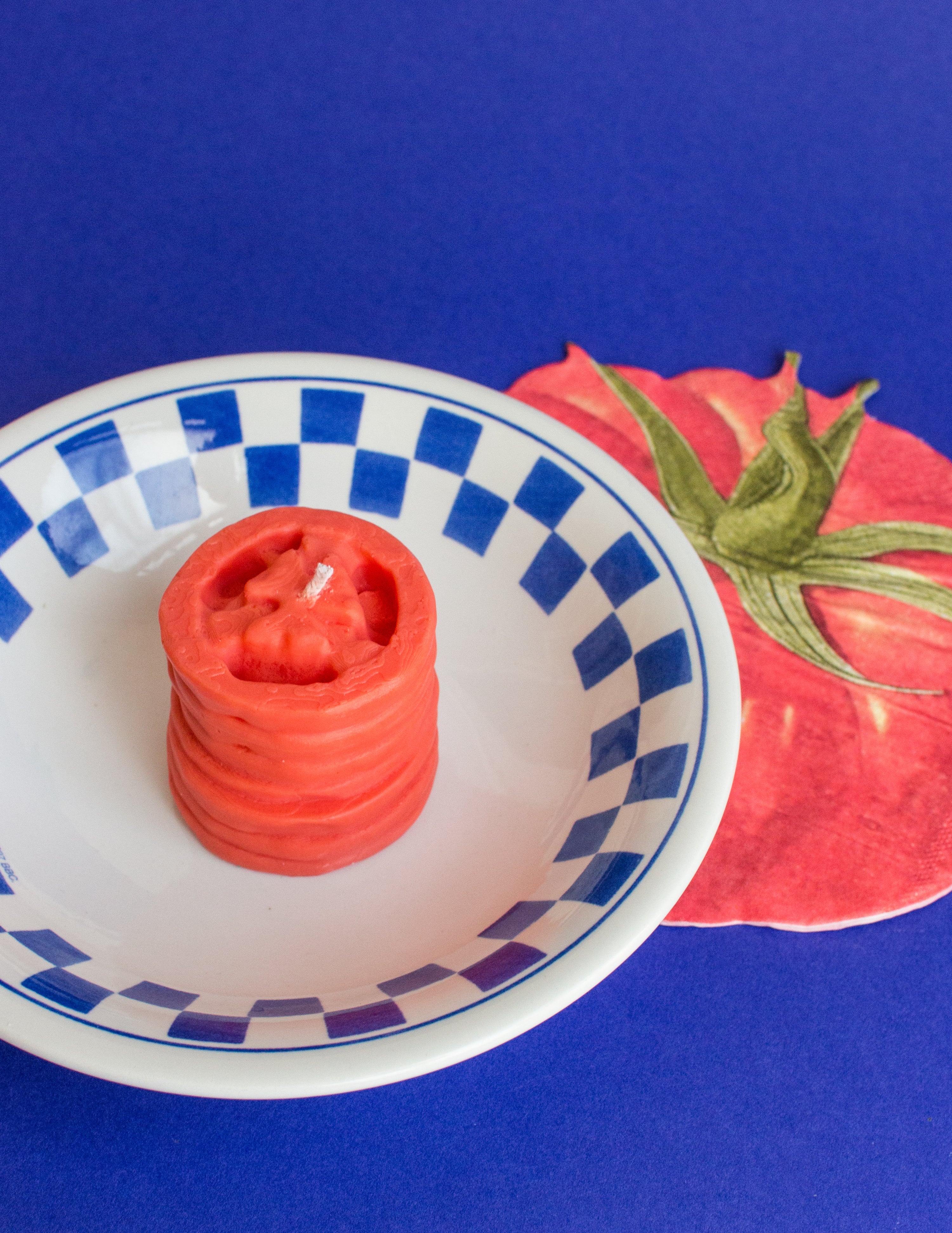 Sliced Tomato Candle