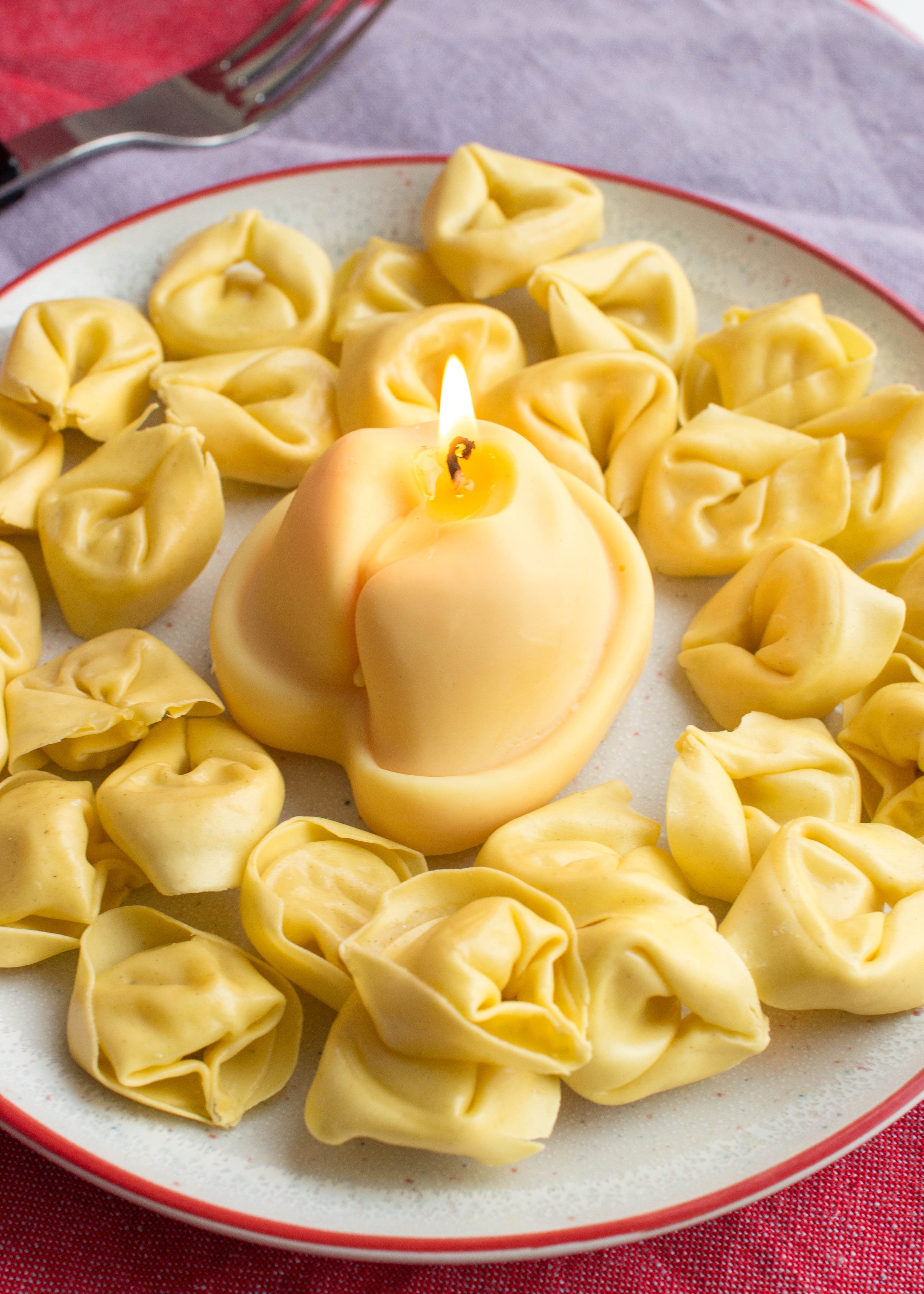 Tortellini Candle