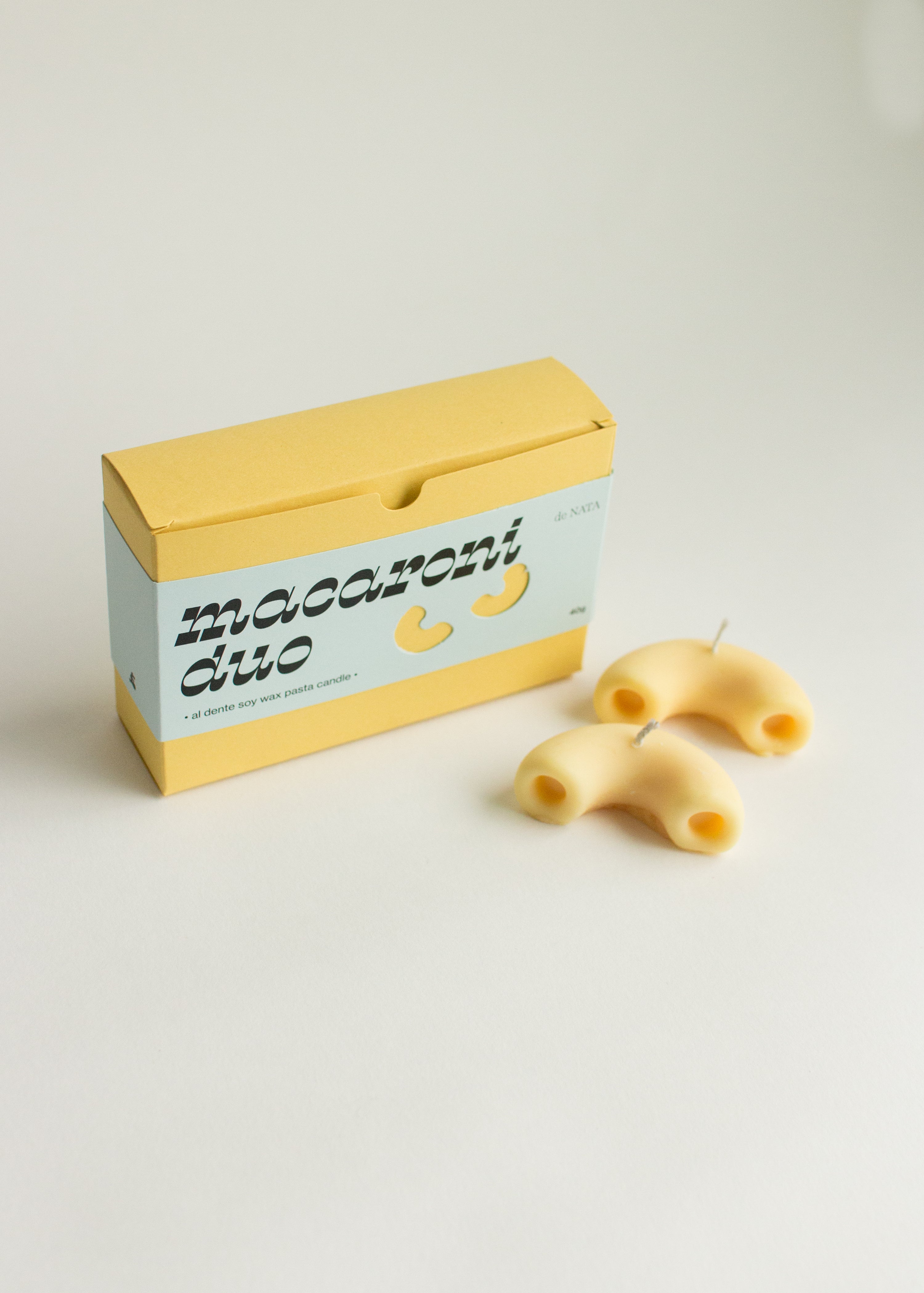 Mini Macaroni Duo Candles