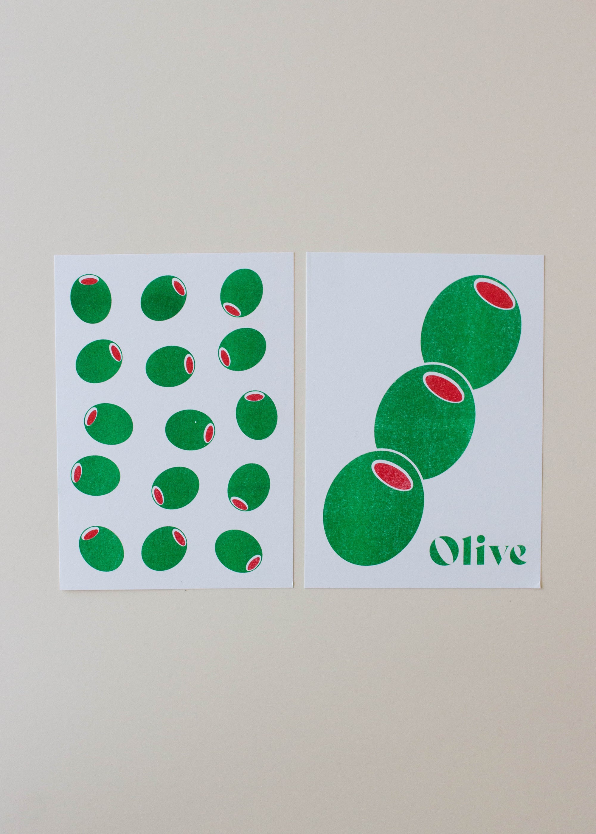 Olive Print Set